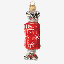 Candy with Snowflakes Ornament