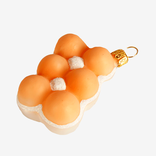 Crate of Six Eggs Ornament