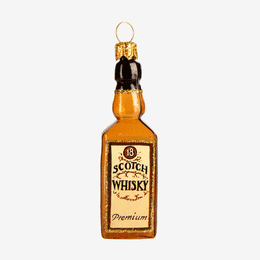 Whiskey Bottle Ornament