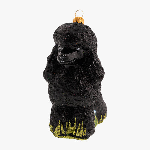 Black Poodle Ornament
