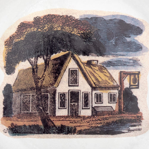 Small House Under Tree Plate