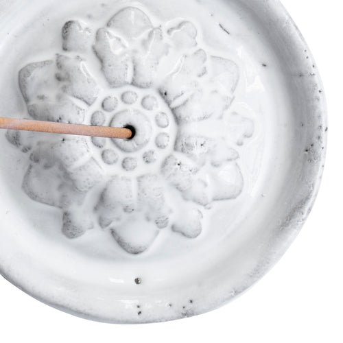 Emilie Incense Holder on Saucer