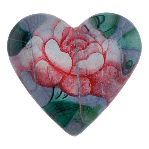 18c Fan Detail - Faded Rose