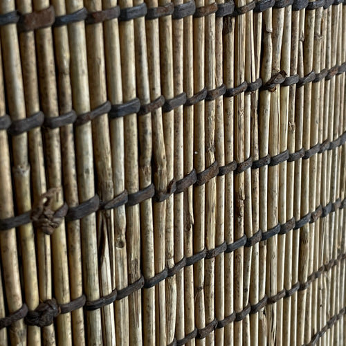 3'9" x 4'3" Vintage Moroccan Tuareg Mat 75