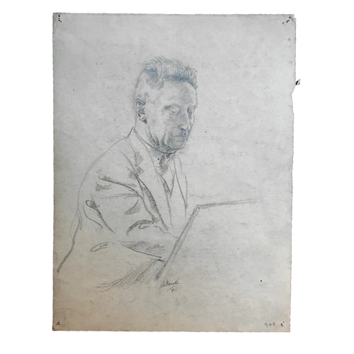 Evert Rabbers Double Sided Portrait Drawing 69