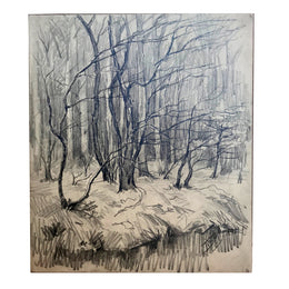 Evert Rabbers Landscape Drawing 63