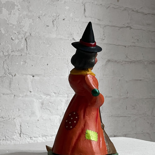 Witch in Orange Dress