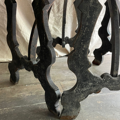 Pair of 18th Century Demilune Tables