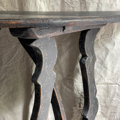 Pair of 18th Century Demilune Tables