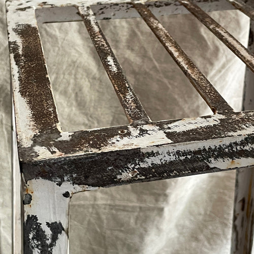 Pair of Antique Metal Plant Stand Tables