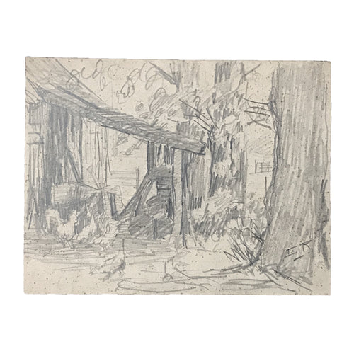 Evert Rabbers Barn Drawing 42