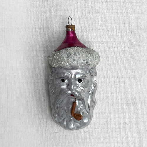 Nostalgic Santa with Pipe Ornament