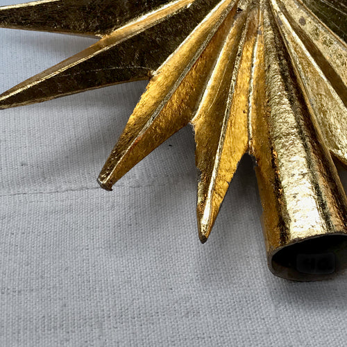 15 Point Star Tree Topper in Antique Gold