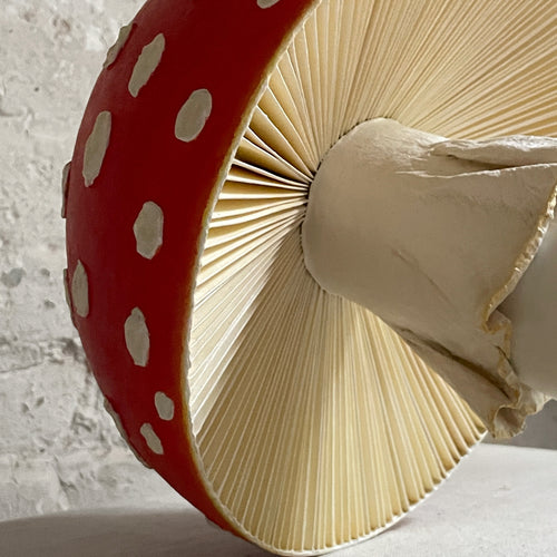 Large Papier-Mâché Mushroom