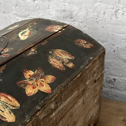 18th Century French Painted Trunk