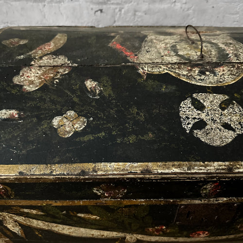 18th Century French Painted Trunk