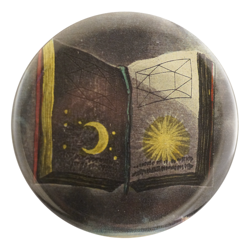Book of Stars handmade decoupage item available in pocket mirror, magnet, button pin or bottle opener