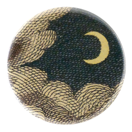 Clouds & Crescent Moon