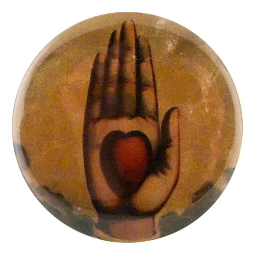 Iconic Painted Hand & Heart