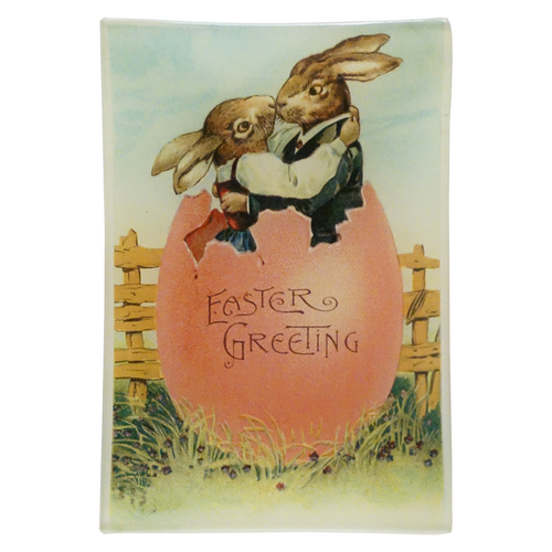 Easter Greeting (Embracing Rabbits)