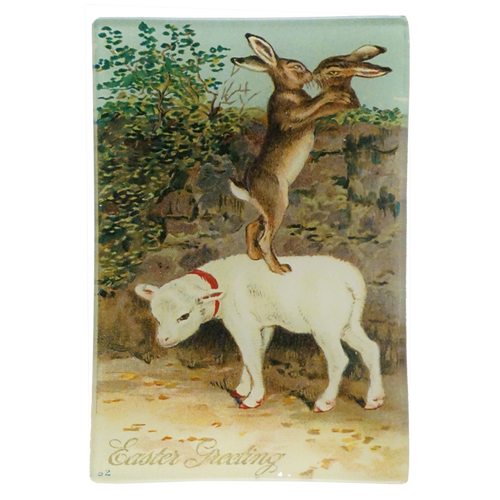 Easter Greeting (Kissing Rabbits)