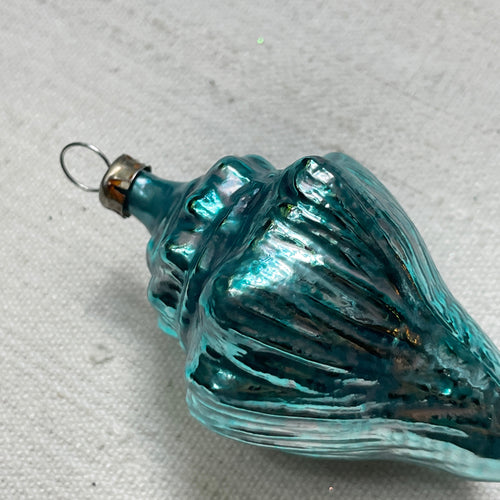 Nostalgic Blue Shell Ornament