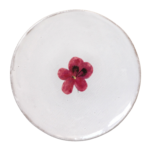 Small Pelargonium Plate