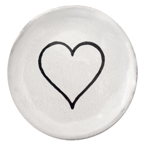 Heart Saucer (Line Heart)