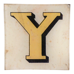 Block Letter Y